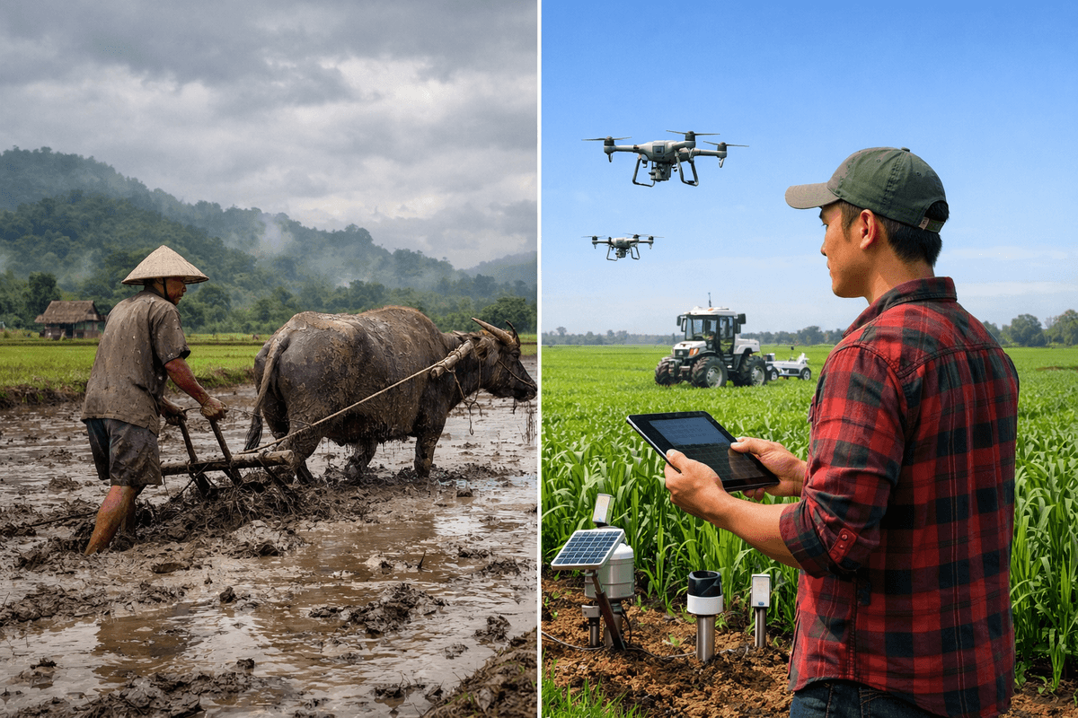 NÔNG NGHIỆP: TỪ CÁNH ĐỒNG TRUYỀN THỐNG ĐẾN HỆ SINH THÁI SỐ 4.0