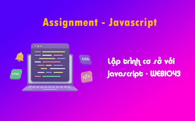 Assignment lập trình cơ sở với javascript fpt polytechnic